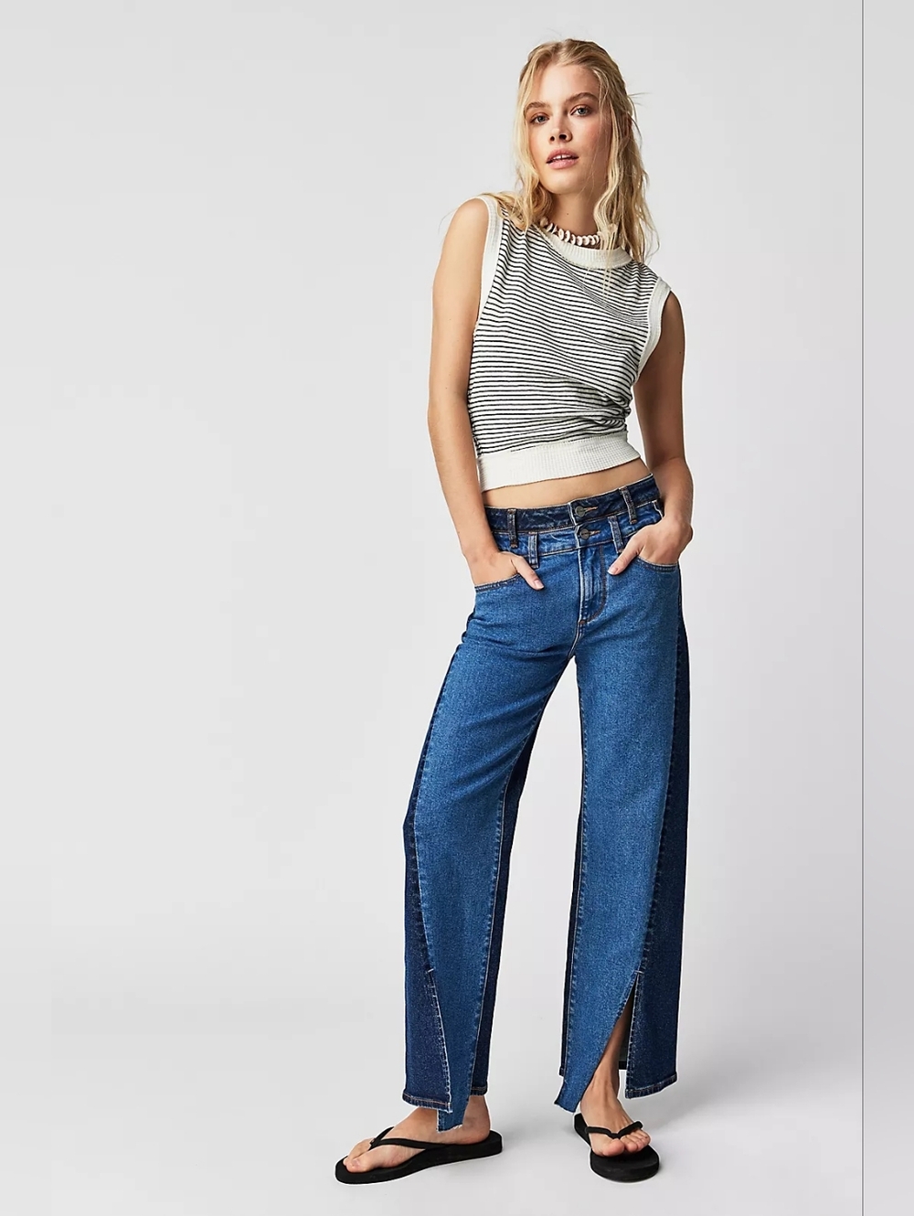 Driftwood Cece Jeans Two Tone - Picture 3 of 13